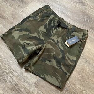 NEW Roark Men's Size Large Campover Comfort Shorts Camo Green Hunting $89 RS312